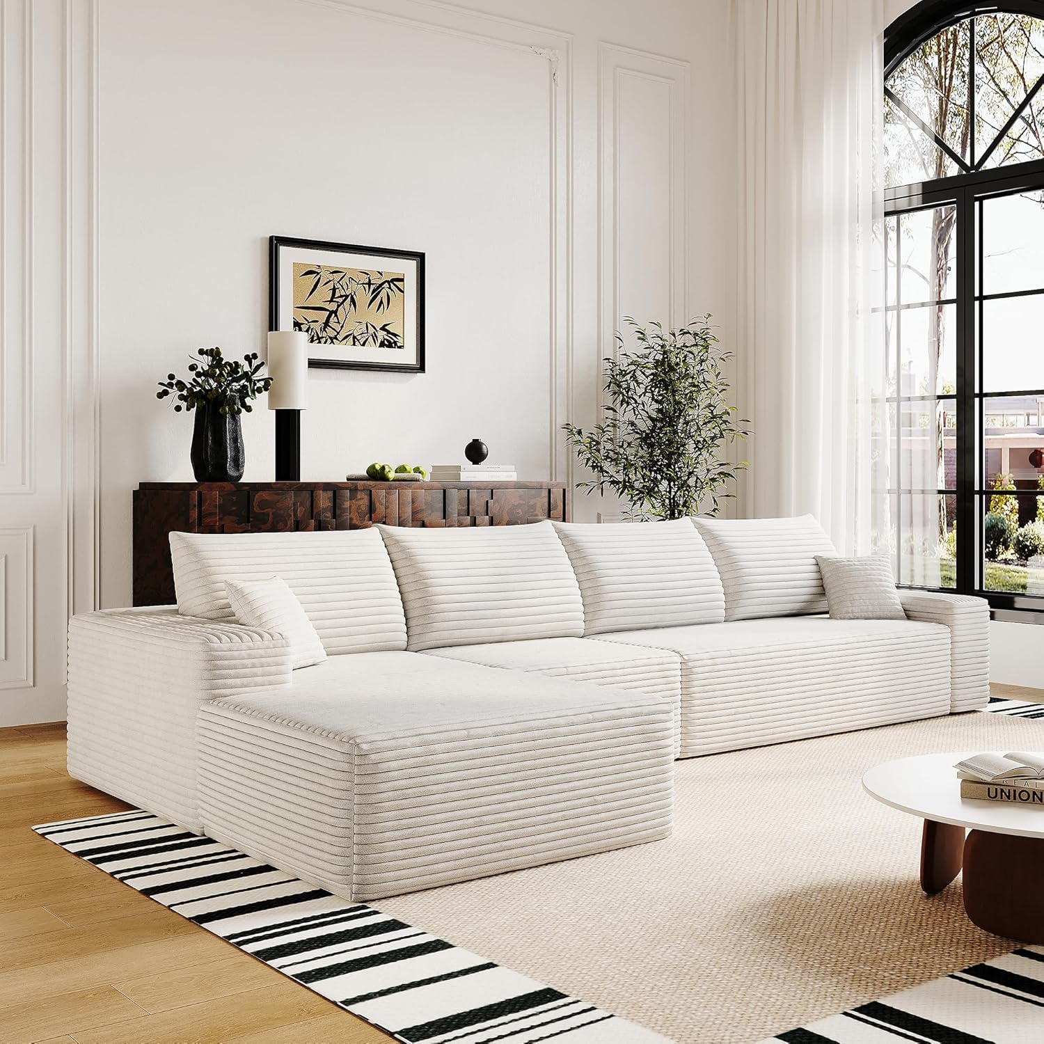 136 in Modular Sectional Sofa for Living Room with Chaise