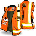 Class 2 Hi Vis Safety Vest for Men - Cushioned Collar & Tablet Pocket