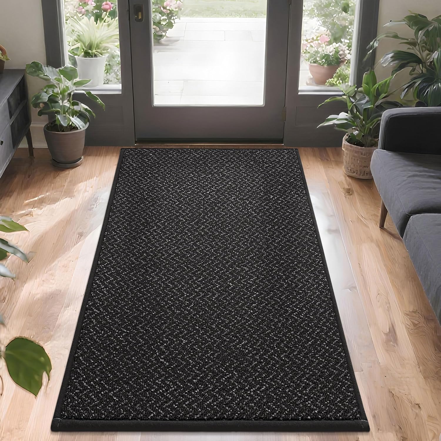 COSY HOMEER Non Slip Absorbent Entryway Rug for Front Door