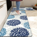 Anti-Fatigue Kitchen Mats Set of 2 Cushioned Memory Foam Runners