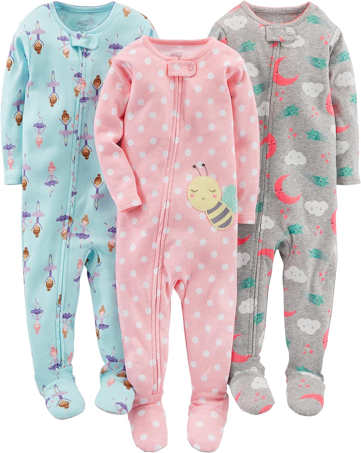 Cozy 3-Pack Cotton Pajamas - Carter's Simple Joys