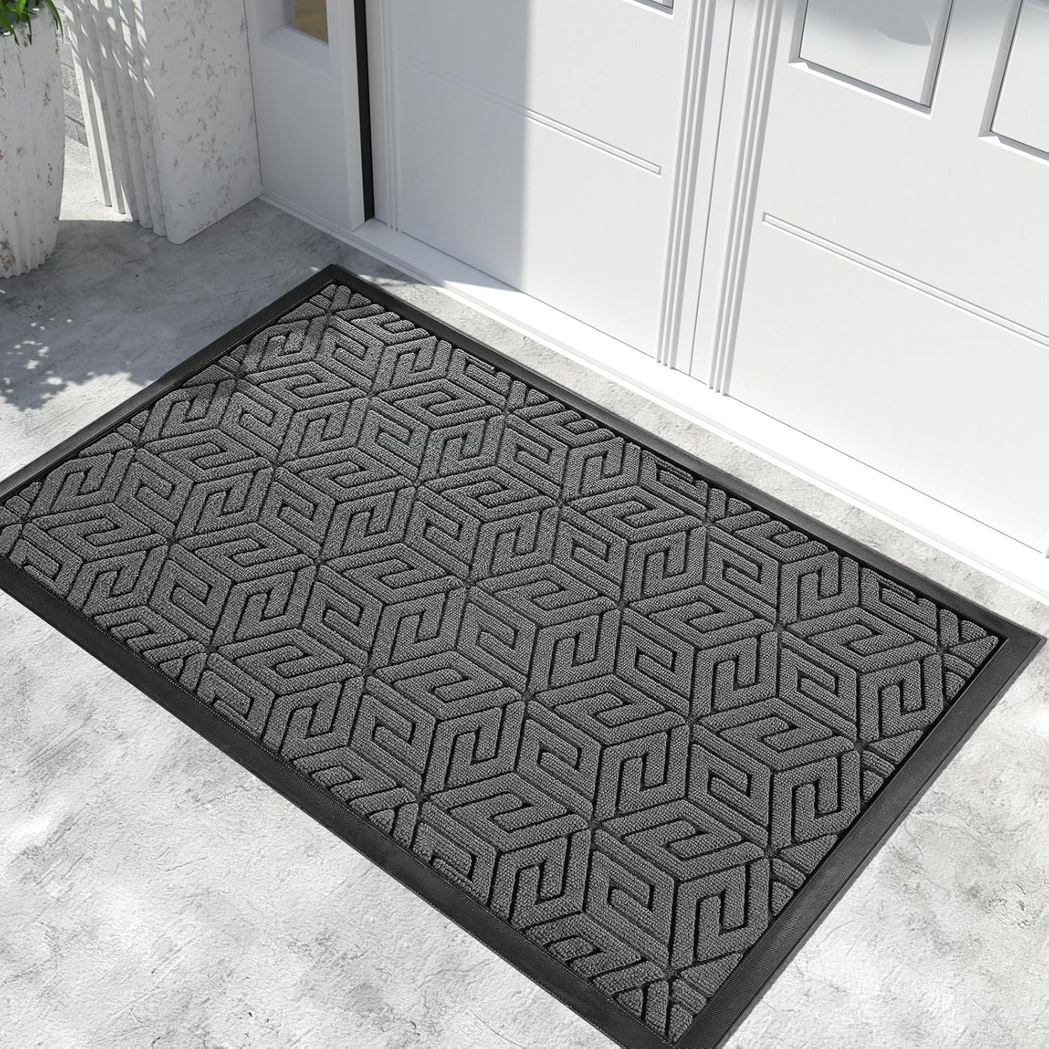 Yimobra Extra Large Door Mat 60x36 for All-Weather Use