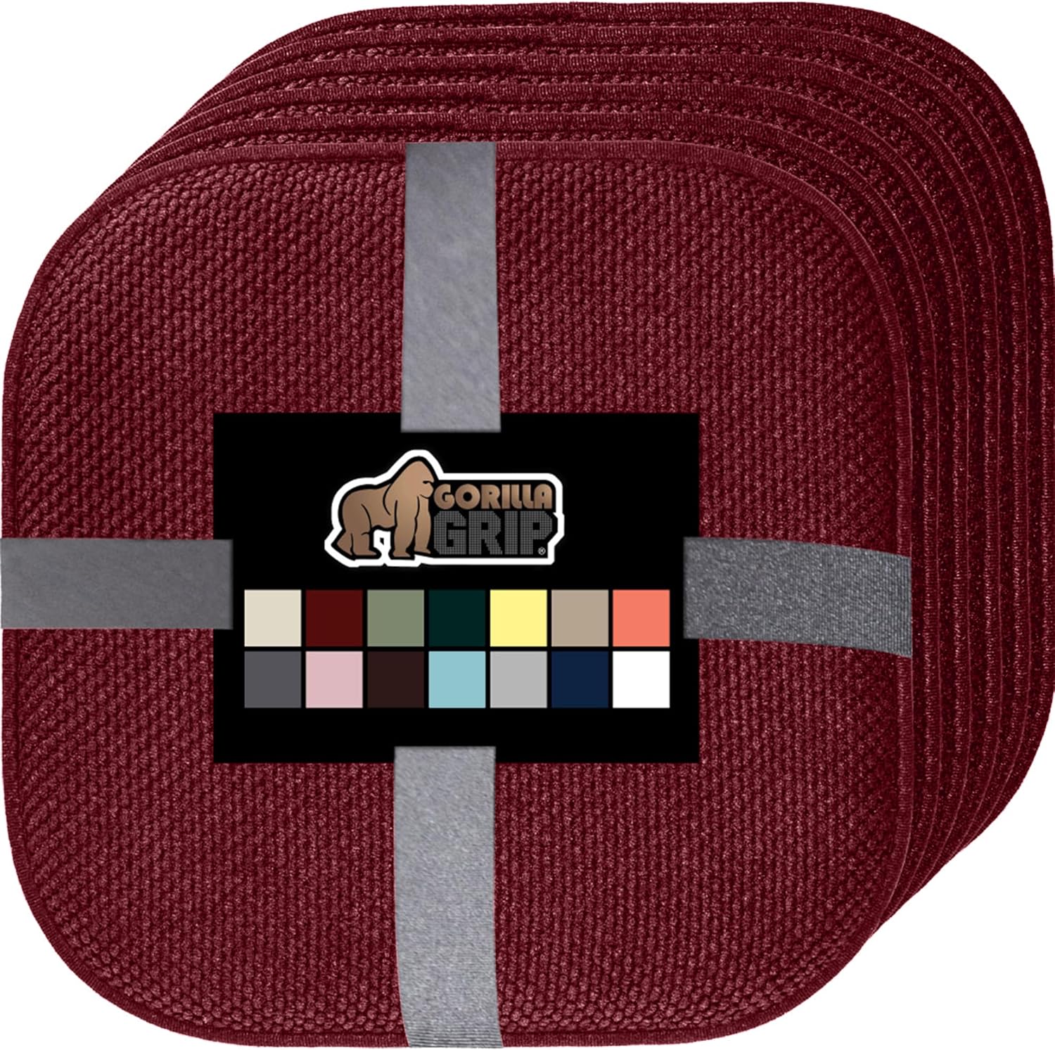 GORILLA GRIP Slip Resistant Chair Cushions for Ultimate Comfort