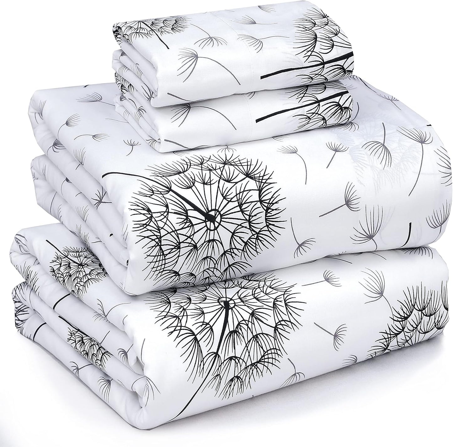 100% Cotton Full Size Bed Sheets Set for Ultimate Comfort