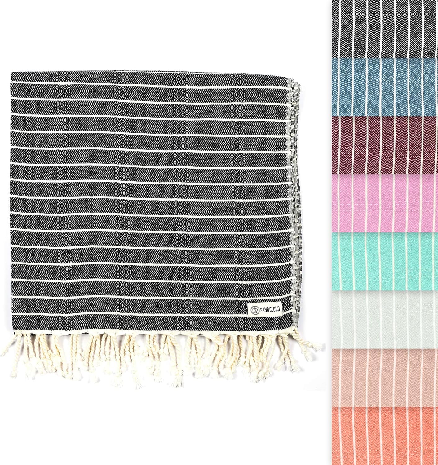 Sand Cloud Turkish Beach Towel - Quick Dry & Sand Proof Towel