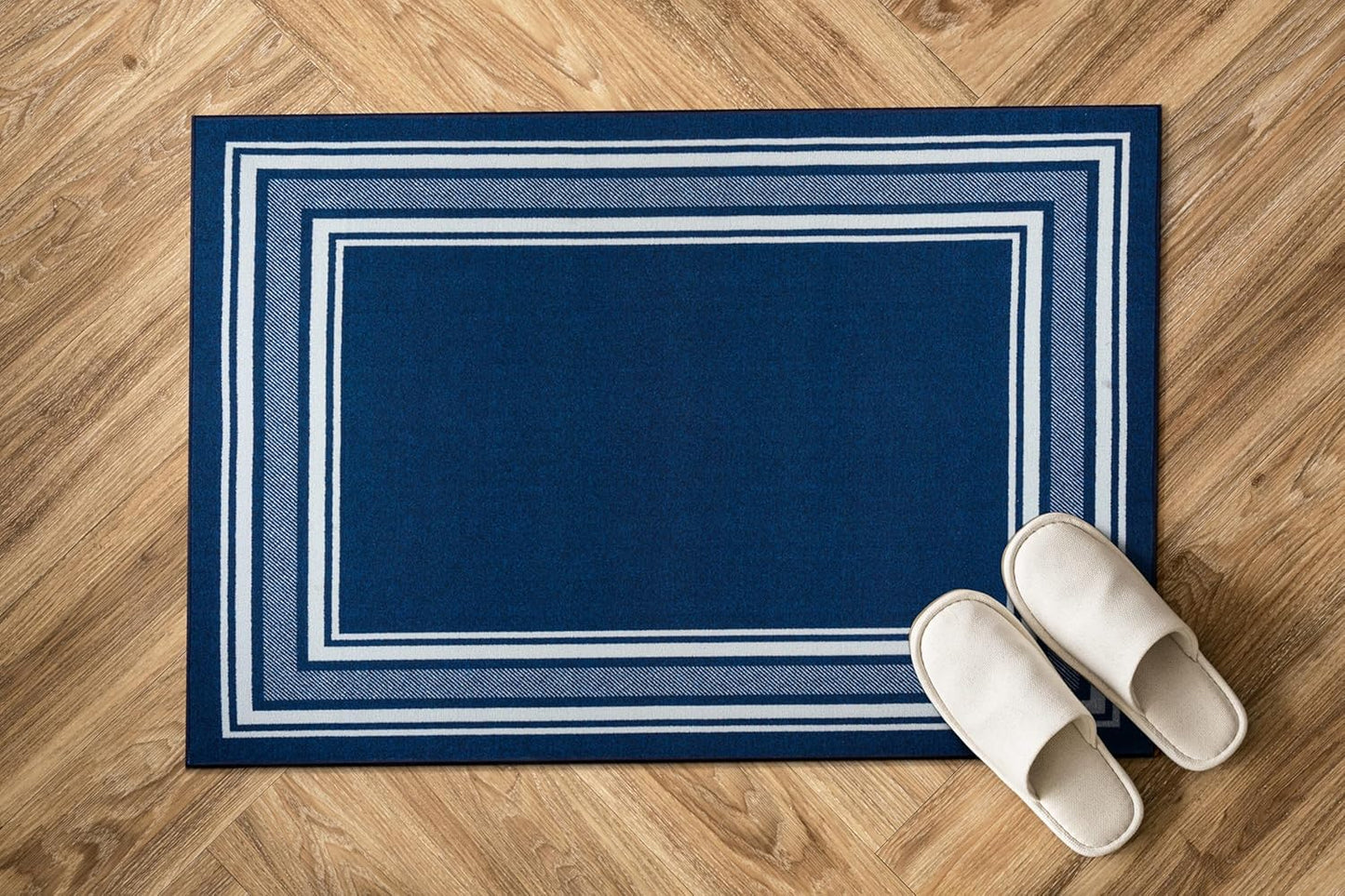 Modern Bordered Non Slip Indoor Runner Rugs for Every Space