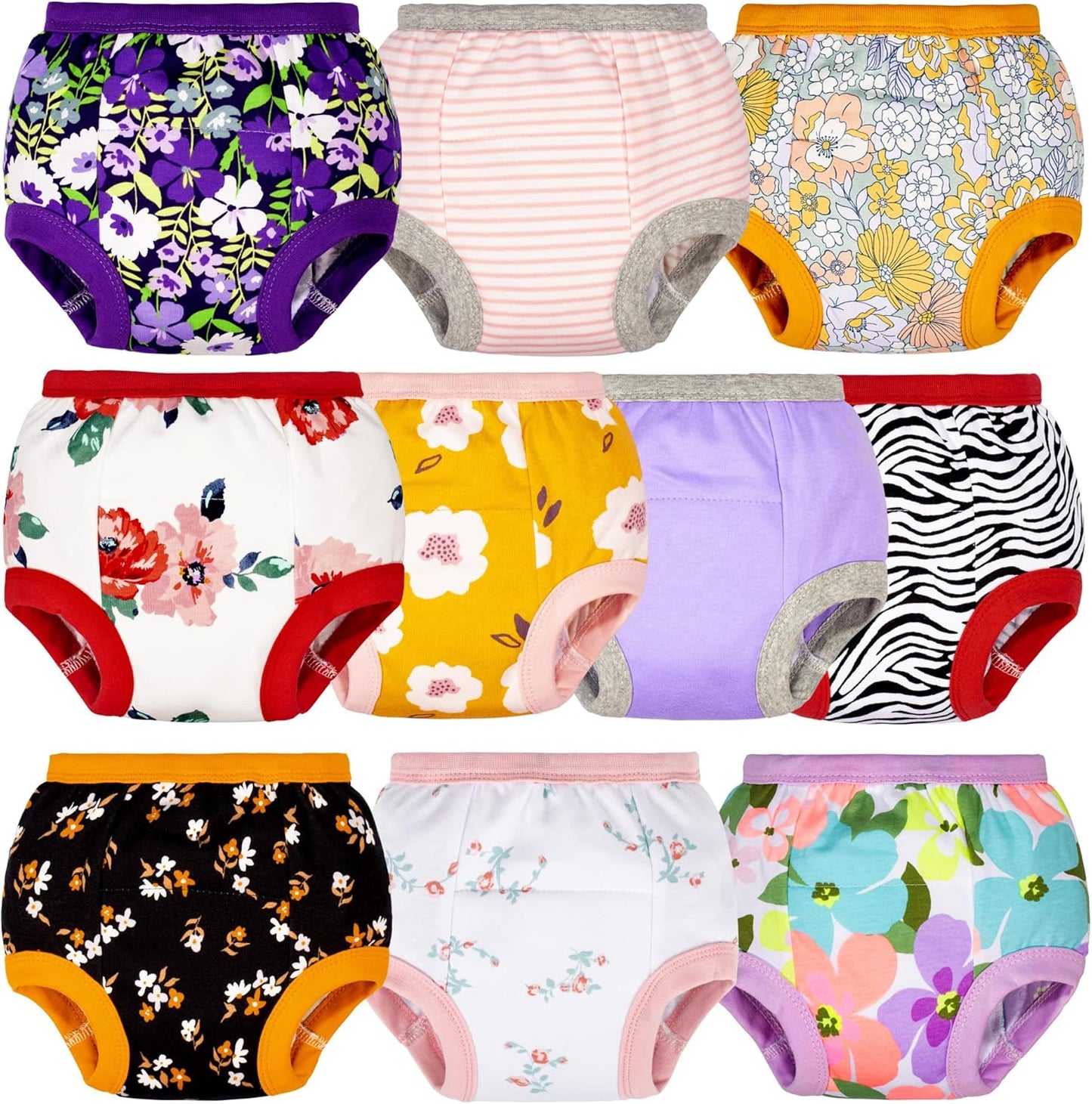 BIG ELEPHANT Potty Training Underwear - 10 Pack for Kids