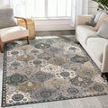 Lahome Moroccan Trellis Washable Area Rugs for Indoor Spaces
