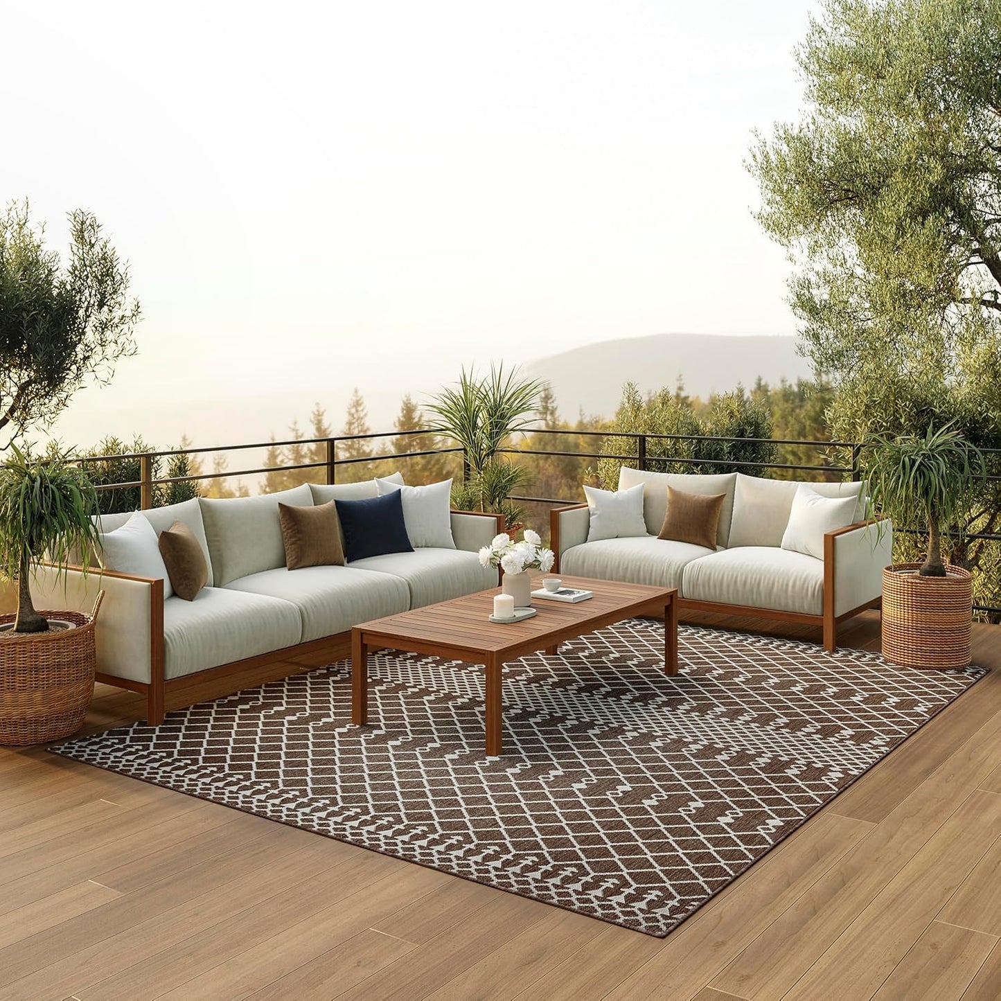 Nourison Home Positano Indoor/Outdoor 7ft x 10ft Area Rug Review