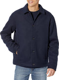 Wool Bomber Jacket for Men - Relaxed Fit, Warm Fall Layer