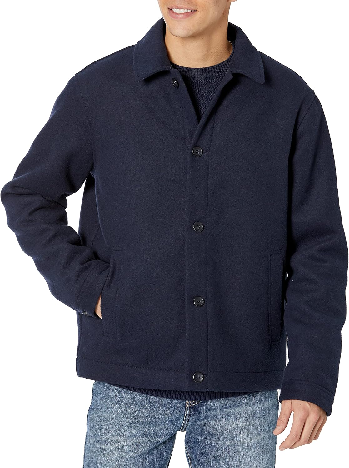 Men's Wool Bomber Jacket for Cold Weather Style and Comfort