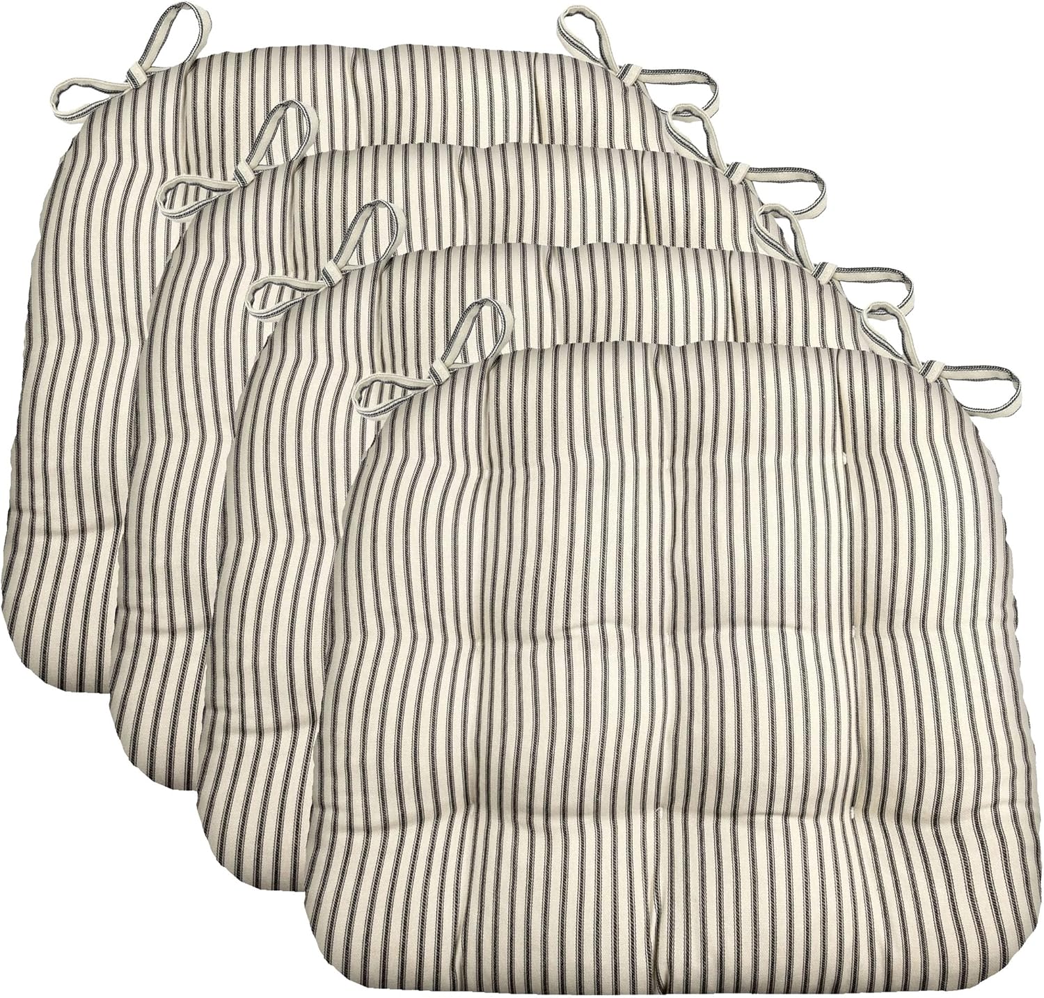 Barnett Home Decor Chair Cushions for Dining Chairs - 15x17