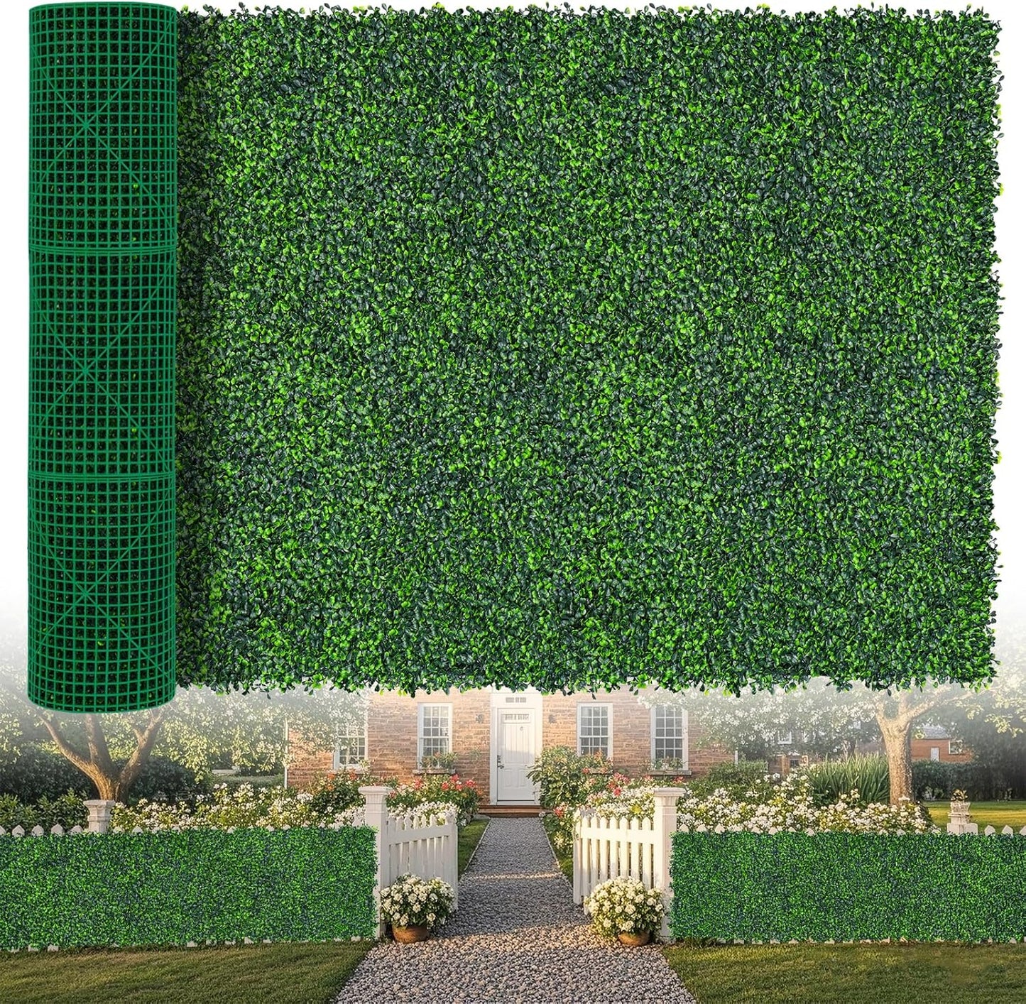 Artificial Boxwood Roll for Balcony Privacy and Garden Decor