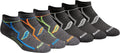 Saucony Men's RunDry Bolt No-Show Socks - Breathable Cushioning