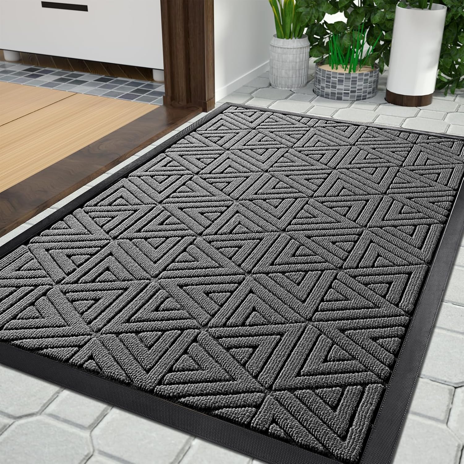 Yimobra Large Door Mat 36x24, Heavy Duty Non-Slip Welcome Mat