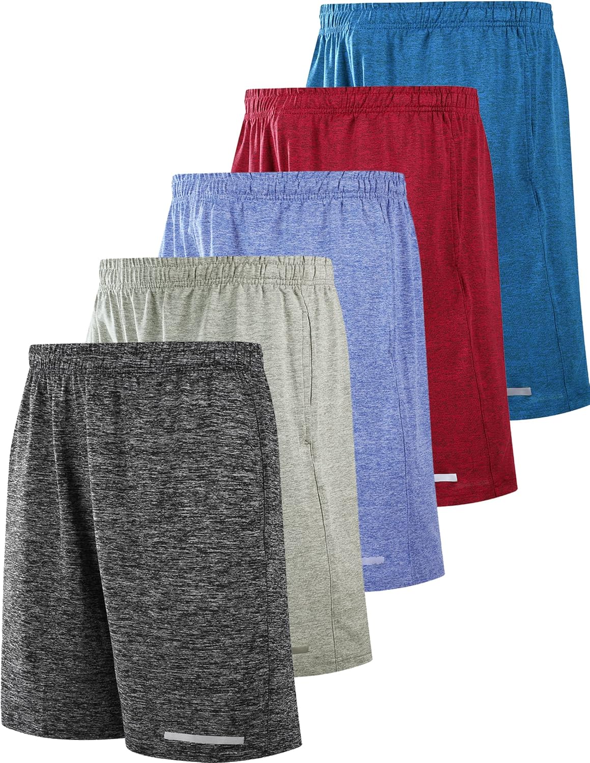 Men's Quick Dry Athletic Basketball Shorts with Pockets for Comfort