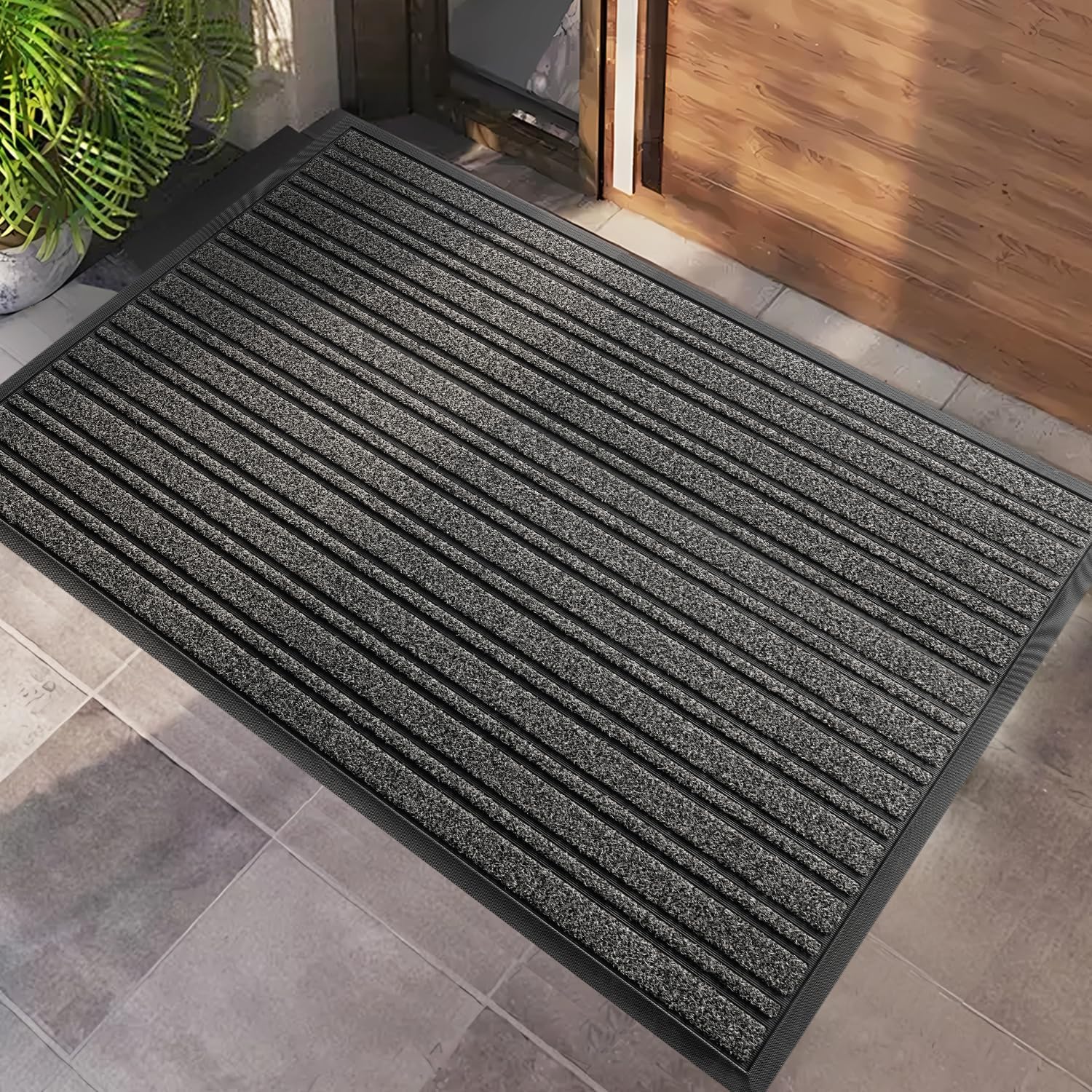 BEHERO Door Mat Outdoor Entrance, Heavy Duty Welcome Mat