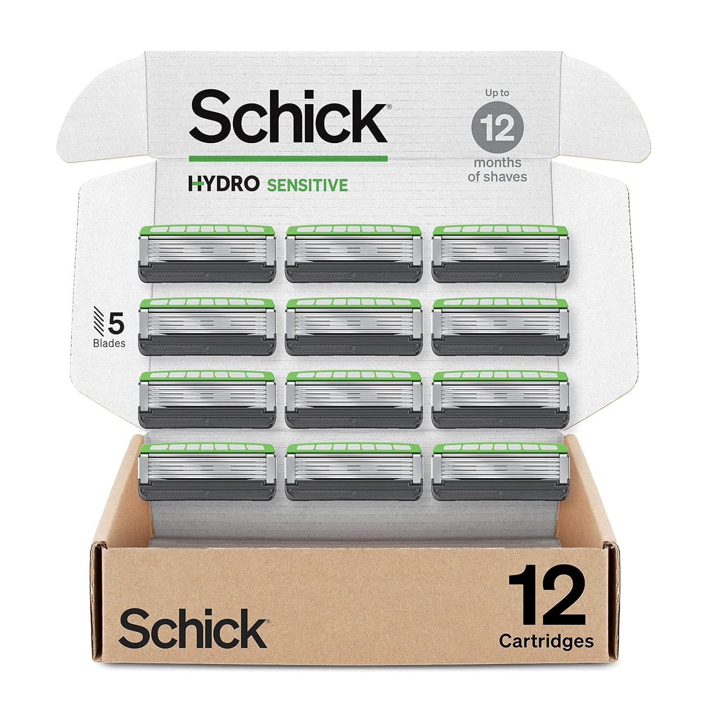 Schick Hydro Sensitive Razor Refills for a Comfortable Shave