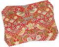Pimpernel Morris & Co Strawberry Thief Red Placemats Set of 4
