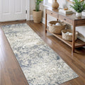Art&Tuft Runner Rug 2ft6x8ft - Machine Washable Abstract Hallway Rug