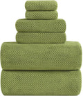 39x78 in Oversized Bath Sheets Set of 6 - Sage Green Extra Large