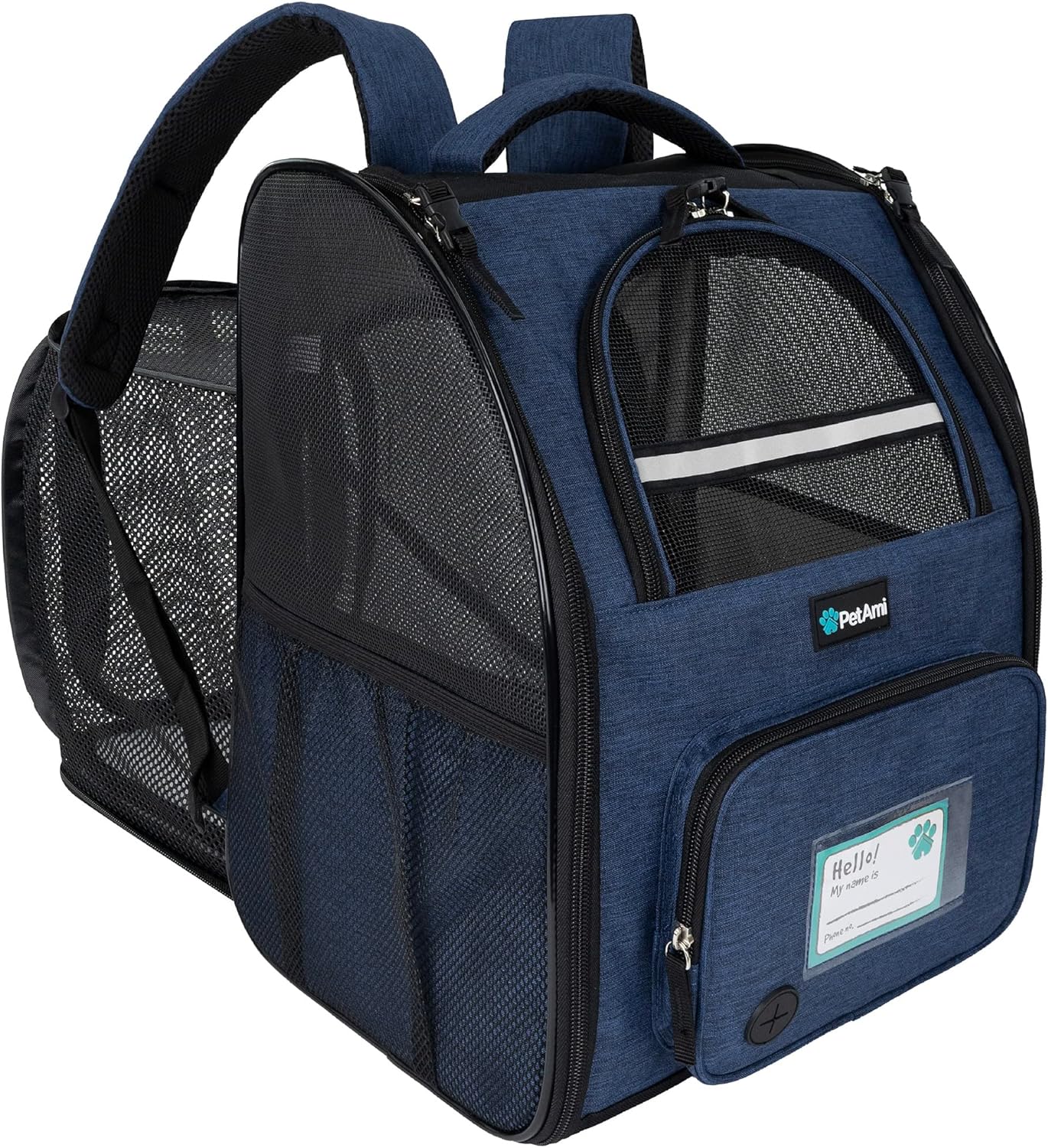 PetAmi Expandable Pet Carrier Backpack for Travel and Hiking