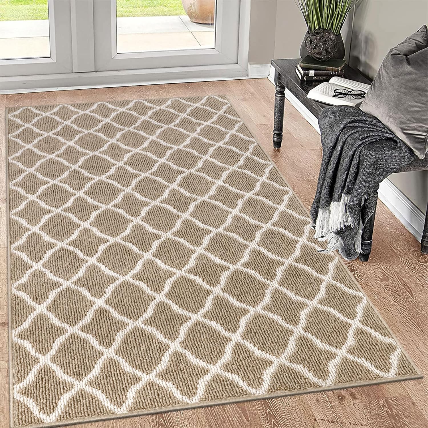 SHACOS Large Door Mats Indoor 36x59 in Washable Non Slip Rug