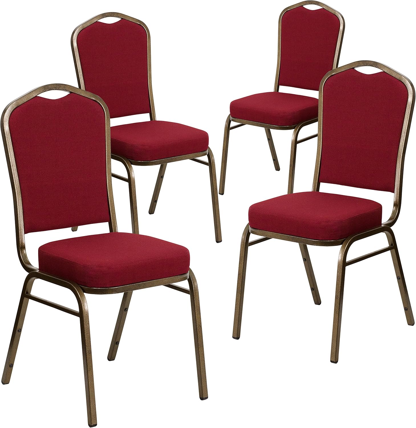 Elegant Stacking Banquet Chair Set of 4 for Events and Dining