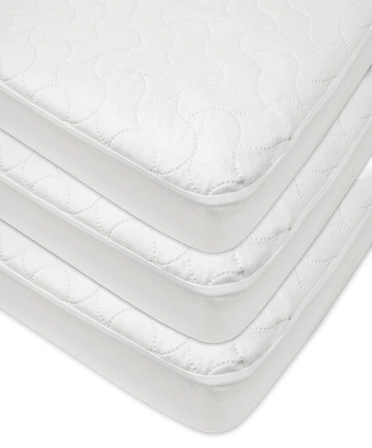 Waterproof Fitted Crib Mattress Protector for Safe Sleep