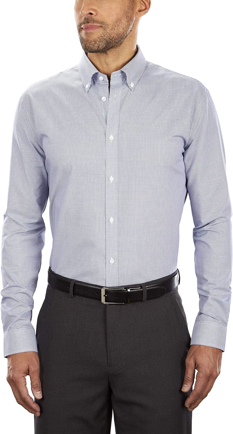 Tommy Hilfiger Men's Slim Fit Non Iron Gingham Dress Shirt Review