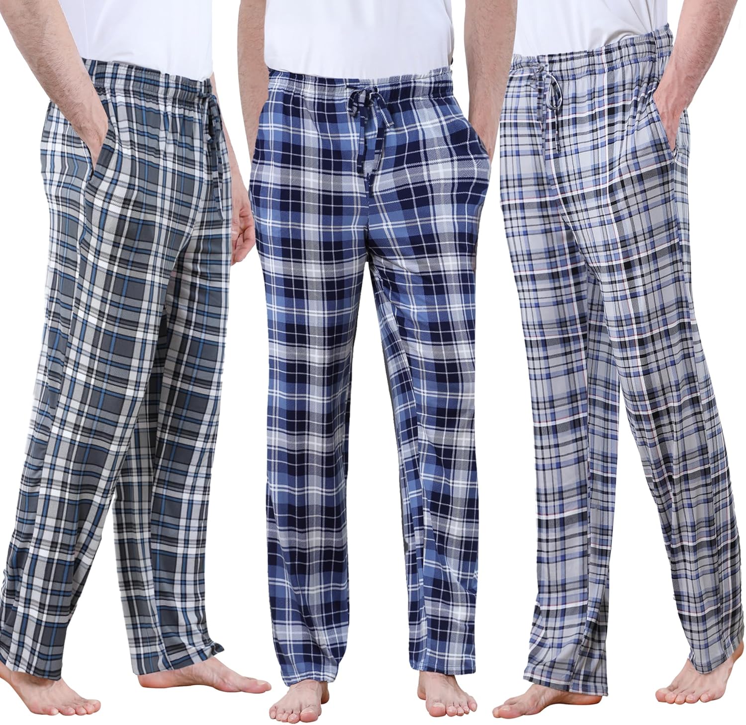 DITOK Men's Lightweight Pajama Pants for All-Season Comfort