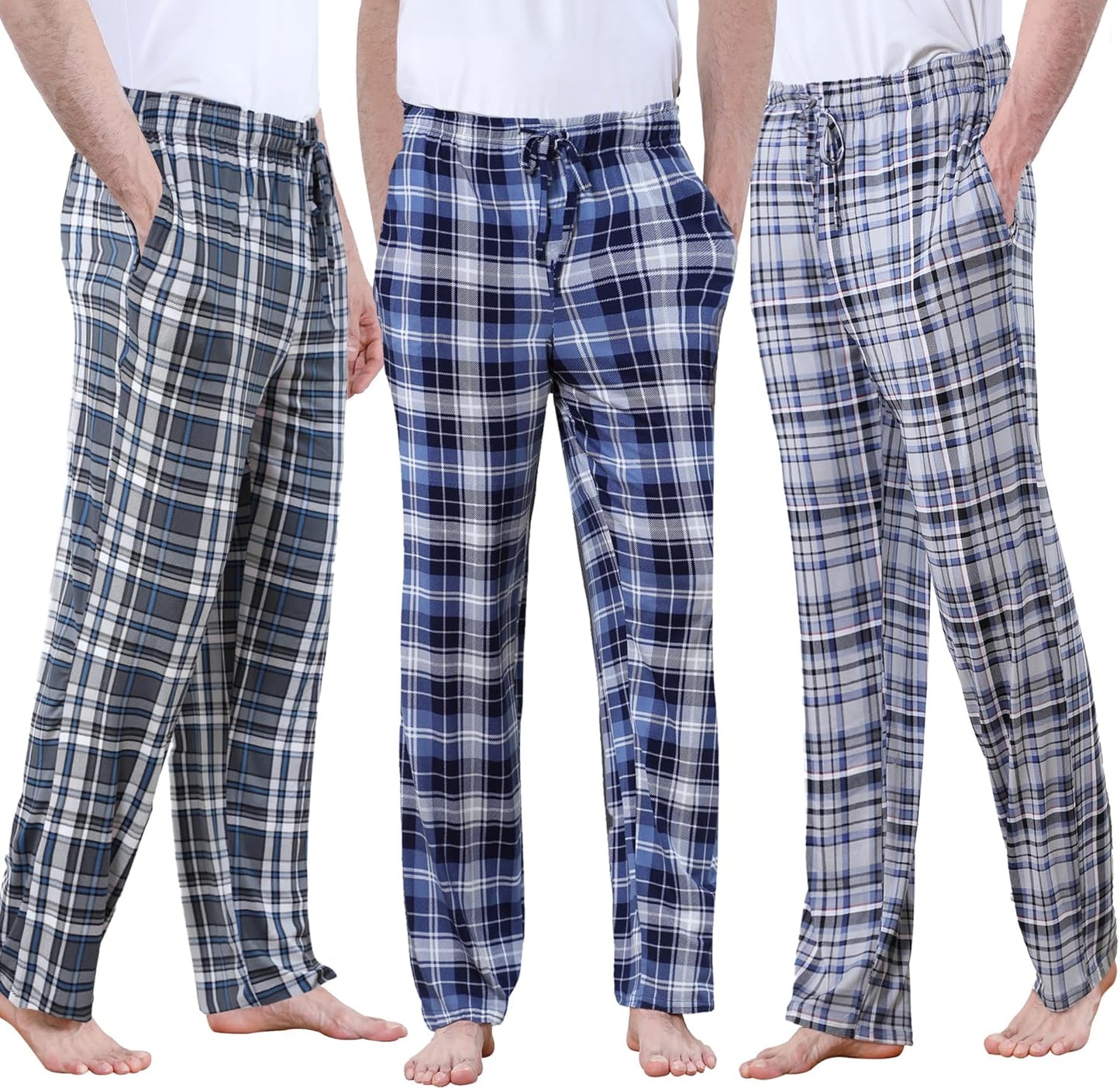 DITOK Men's Lightweight Pajama Pants for All-Season Comfort