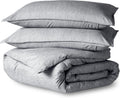 Bare Home Bedding Duvet Cover Queen Size - Premium 1800 Super Soft