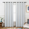 DriftAway Farmhouse Linen Blend Blackout Curtains 84 in