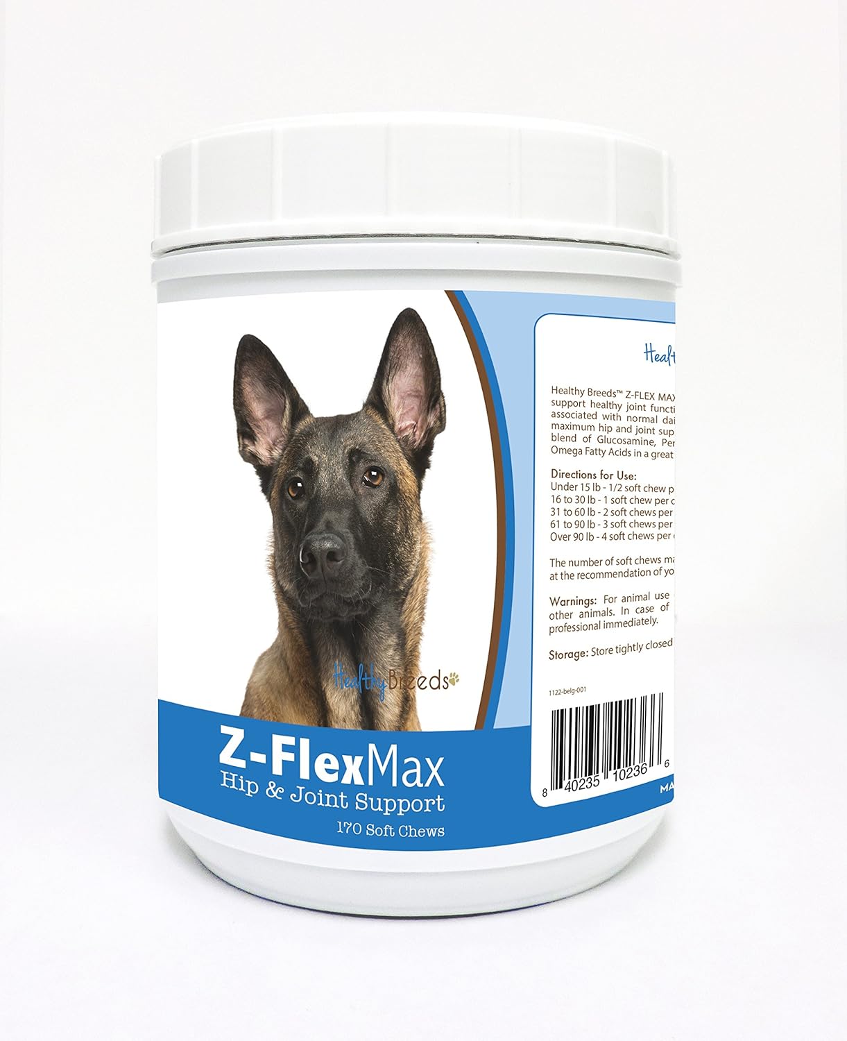 Healthy Breeds Belgian Malinois Z-Flex Max Hip Joint Chews