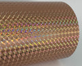 Roll of Prism Sign Vinyl Holographic 1/4ft Mosaic - Copper