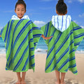 VOOVA & MOVAS Kids Hooded Poncho Towels for Pool and Beach