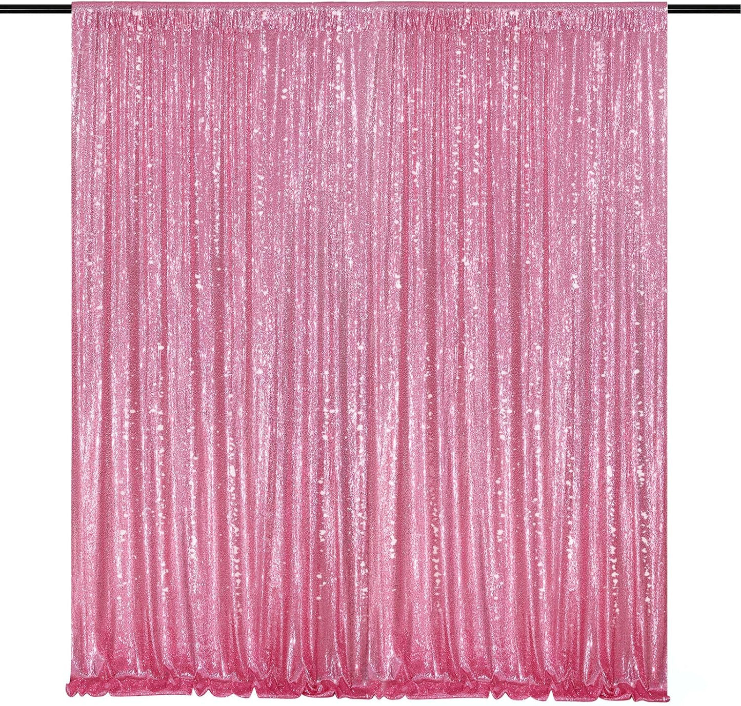 Blush Pink Sequin Backdrop 8ft x 8ft for Stunning Events