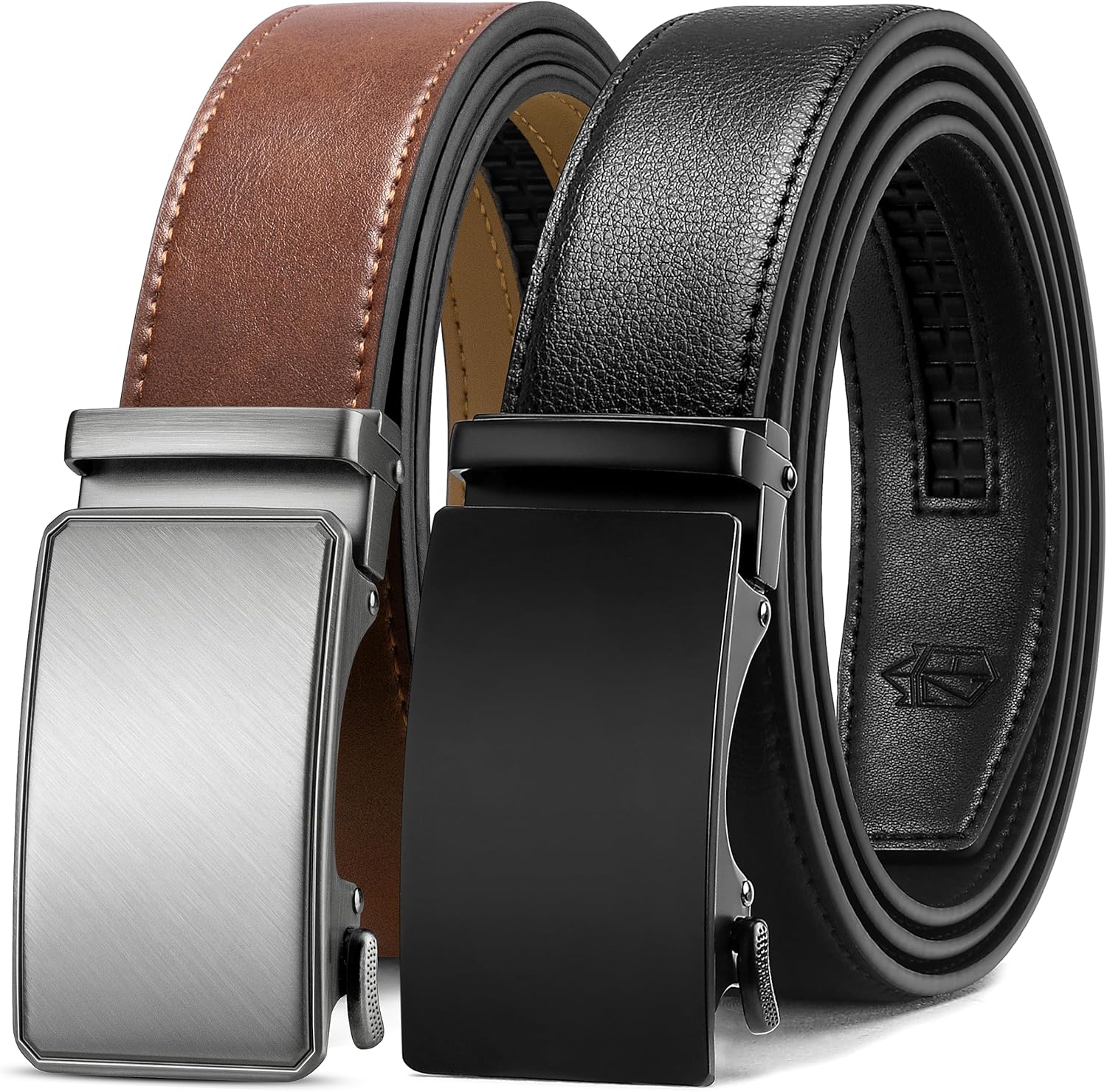 Zitahli Ratchet Belt for Men - Perfect Fit Leather Belts
