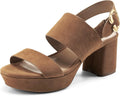 Camera Heeled Sandals for Women - Supportive Platform Comfort