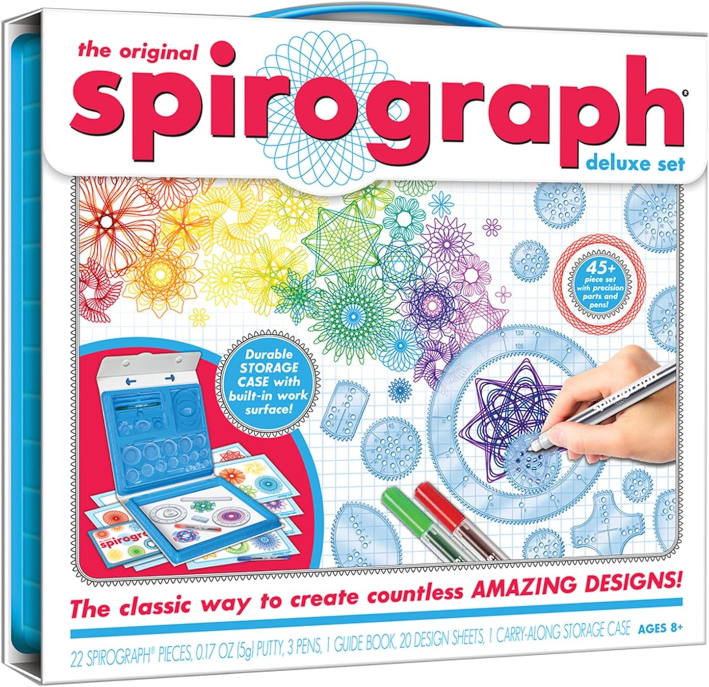 Spirograph Deluxe Set - Endless Spiral Art Fun!