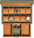 ROTHWELL Luxury Leather Watch Box - Organize in Style!