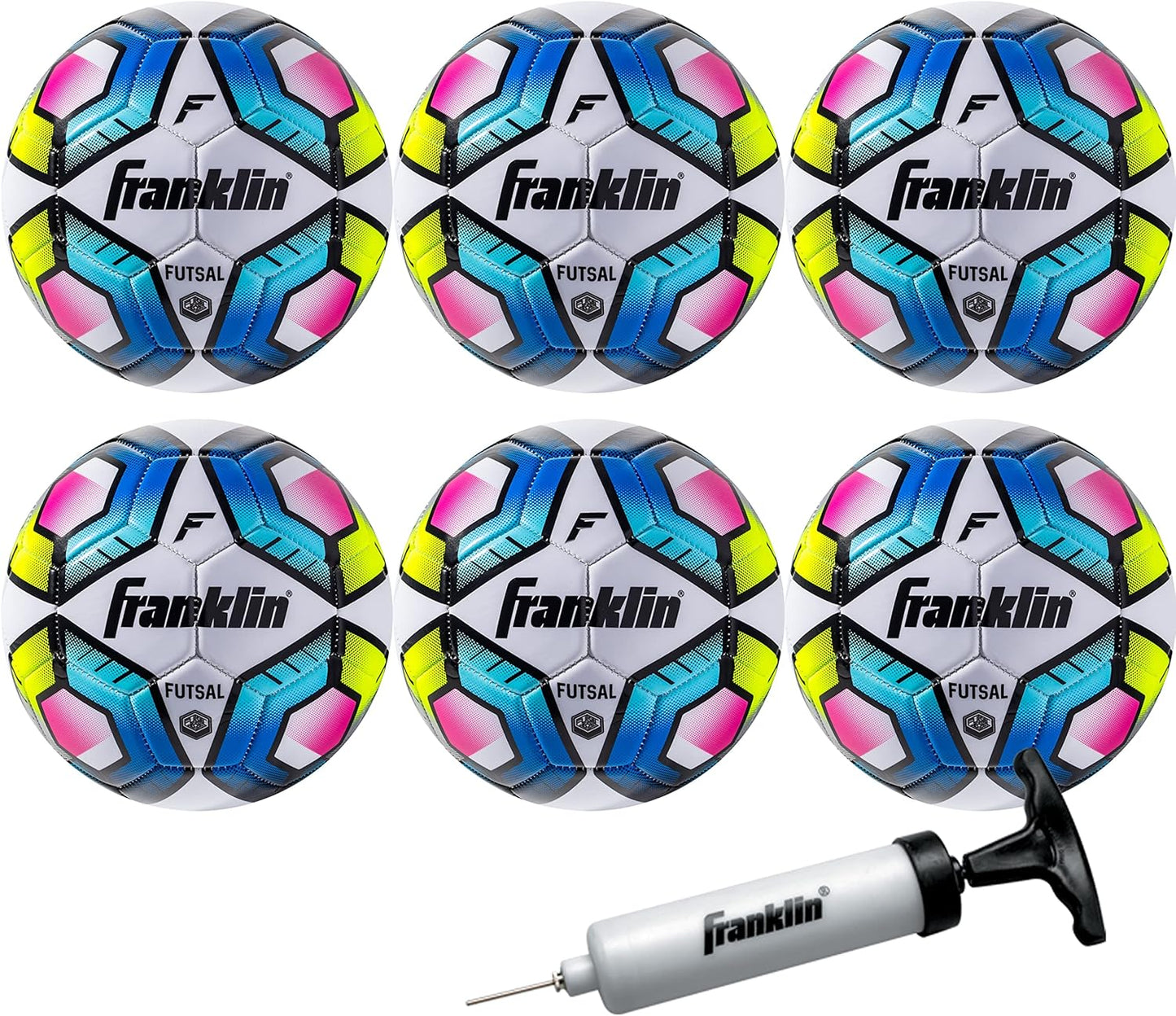 Franklin Sports Futsal Ball - Official Size 3 and 4 Options