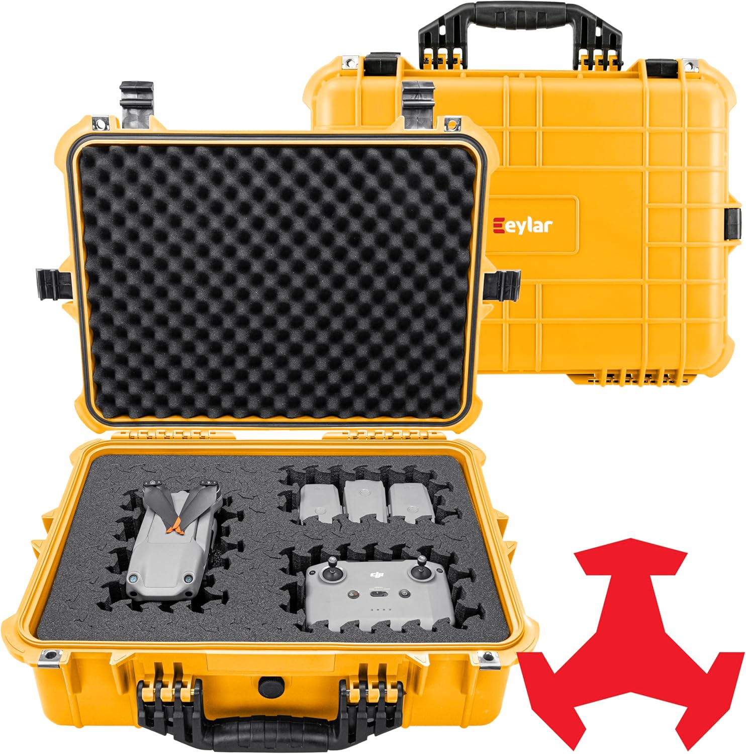 Eylar 20in Large Hard Case with Ragar Foam for Equipment Protection