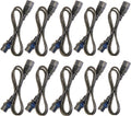 3 Foot C13 to C14 Power Cord Pack (10) - Reliable PDU to CPU Cables