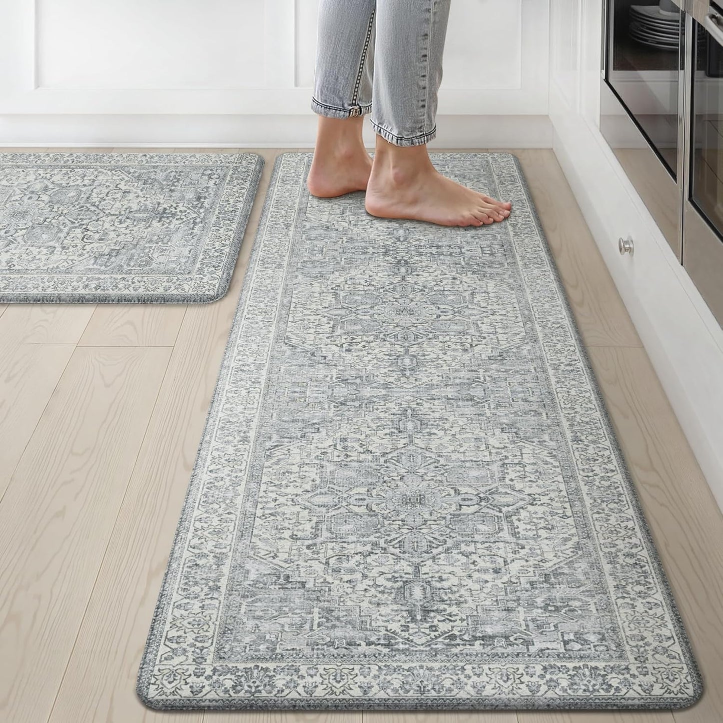 GENIMO Kitchen Mats for Floor - Non Slip Washable Comfort Rug