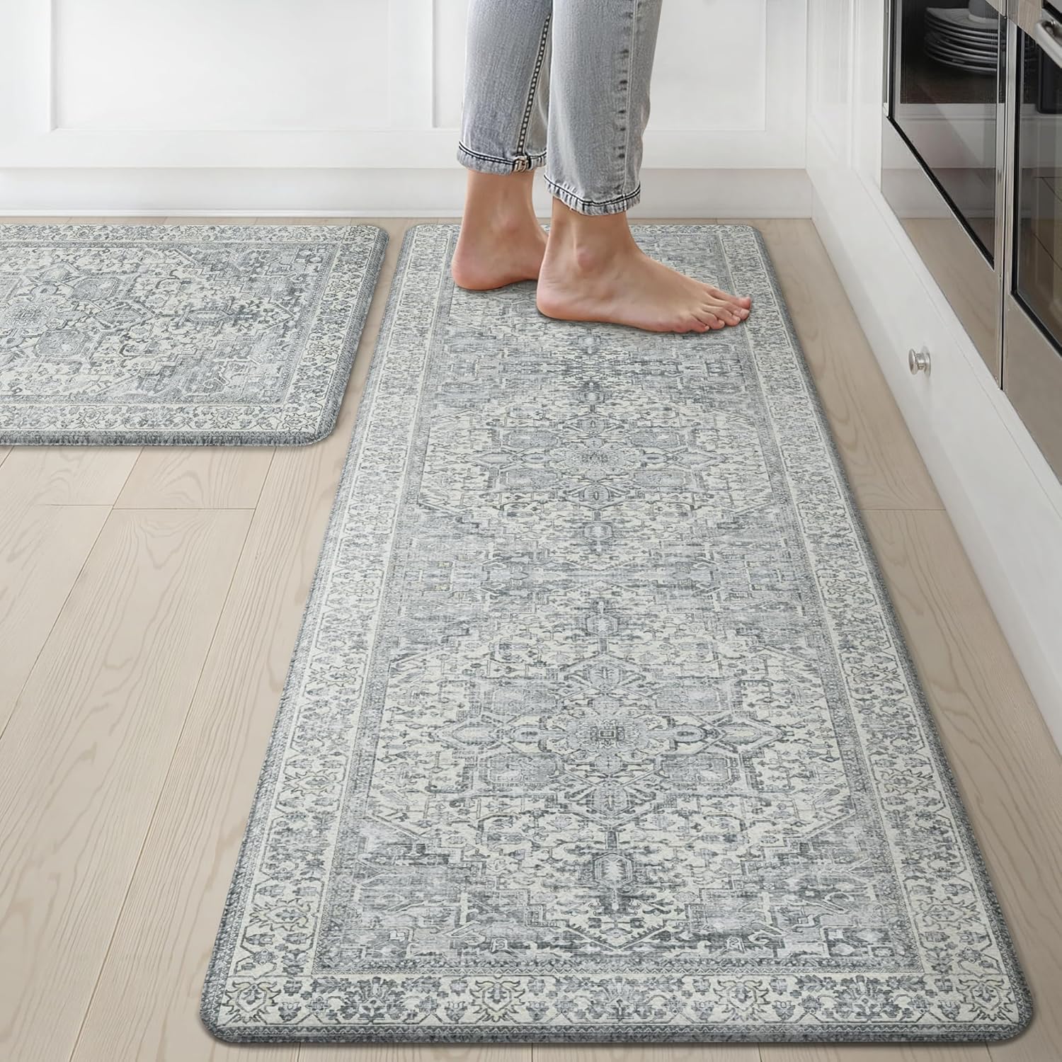 GENIMO Kitchen Mats for Floor - Non Slip Washable Comfort Rug