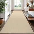 Extra Long Runner Rug 3x14 ft - Washable Non Slip Cotton Runner