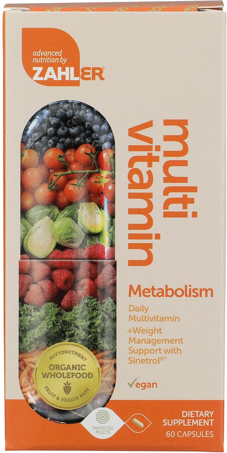 Zahler Multivitamin Metabolism for Daily Weight Management Support