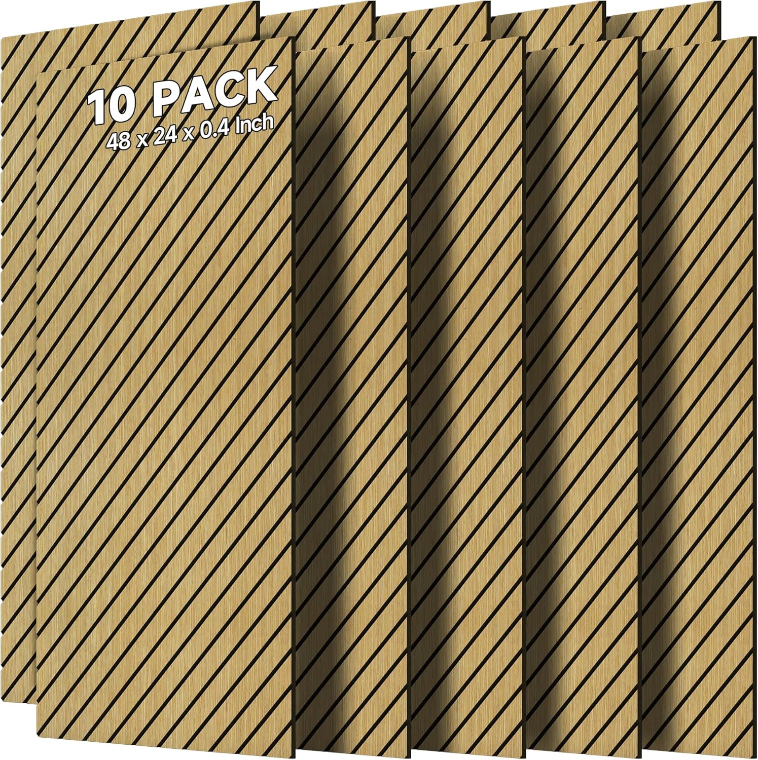 10 Pack Art Acoustic Panels by AUTORIFIC for Soundproofing